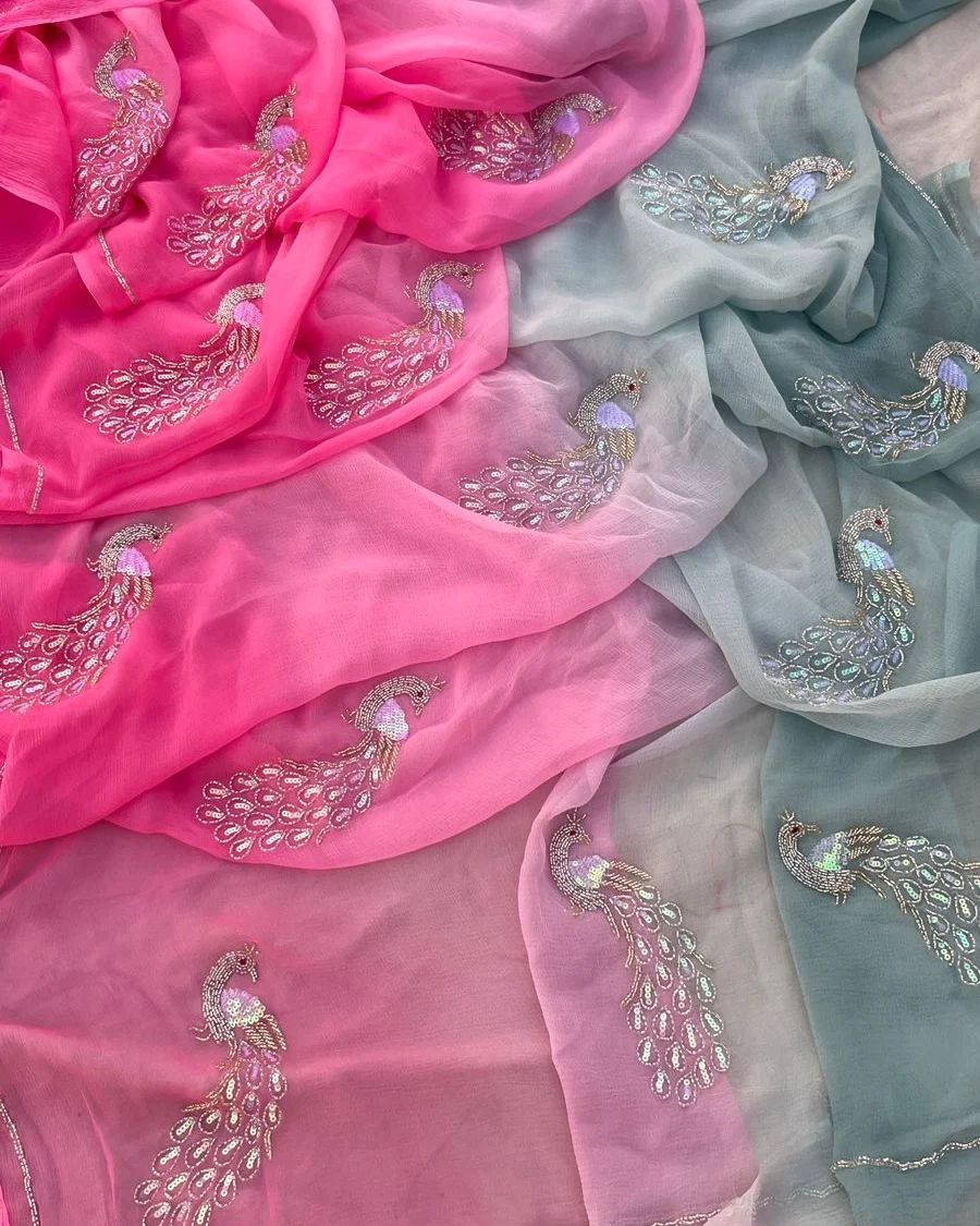 Nyra Peacock Saree