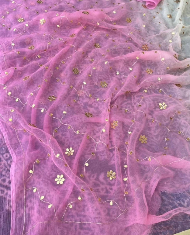 Mastani Gota Chiffon Saree