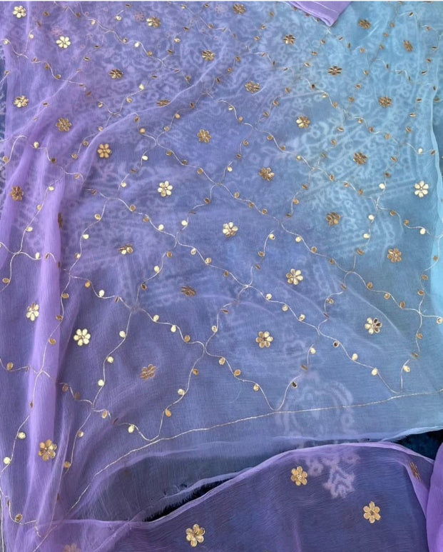 Mastani Gota Chiffon Saree