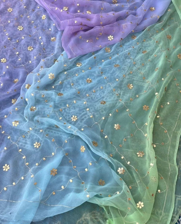 Mastani Gota Chiffon Saree