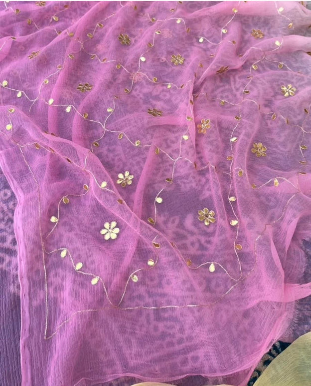 Mastani Gota Chiffon Saree