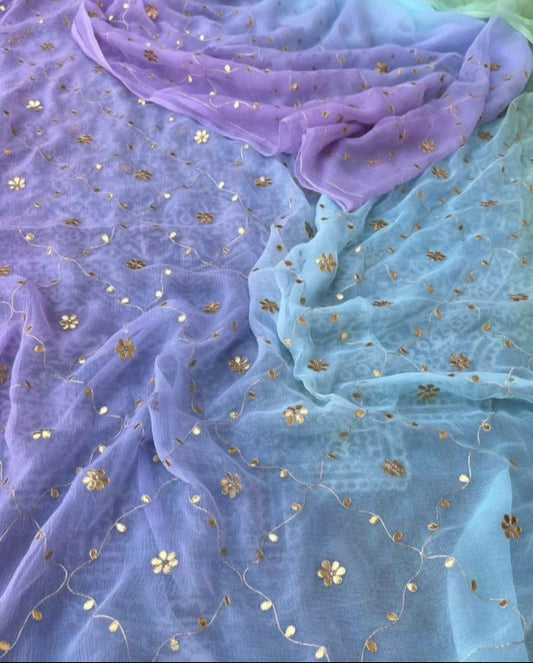 Mastani Gota Chiffon Saree
