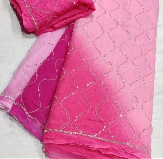 Soma Diamond Chiffon Saree