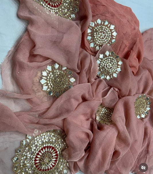 Noor Zardosi Buta Saree