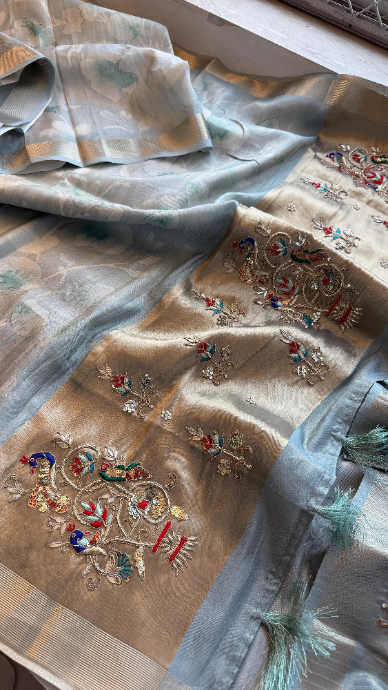 Gajra Banarasi Silk Saree