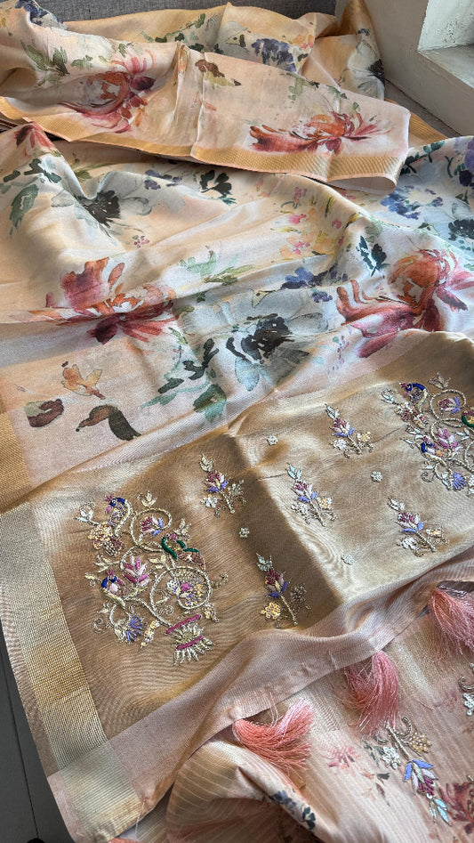 Gajra Banarasi Silk Saree