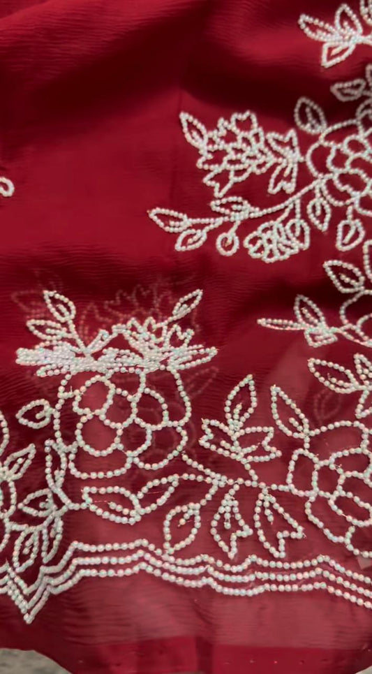 Motibagh Chiffon Saree