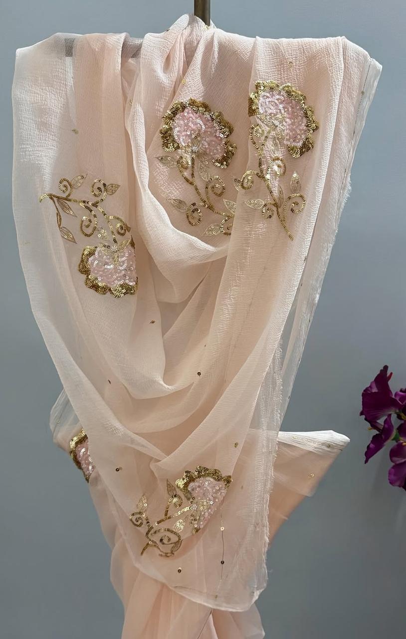 Guldari Chiffon Saree