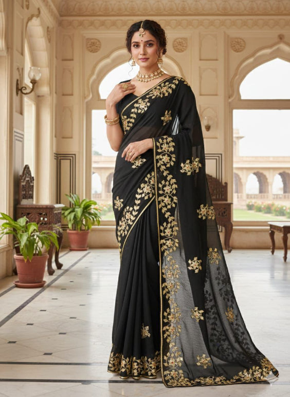 Swati Gotta Chiffon Saree