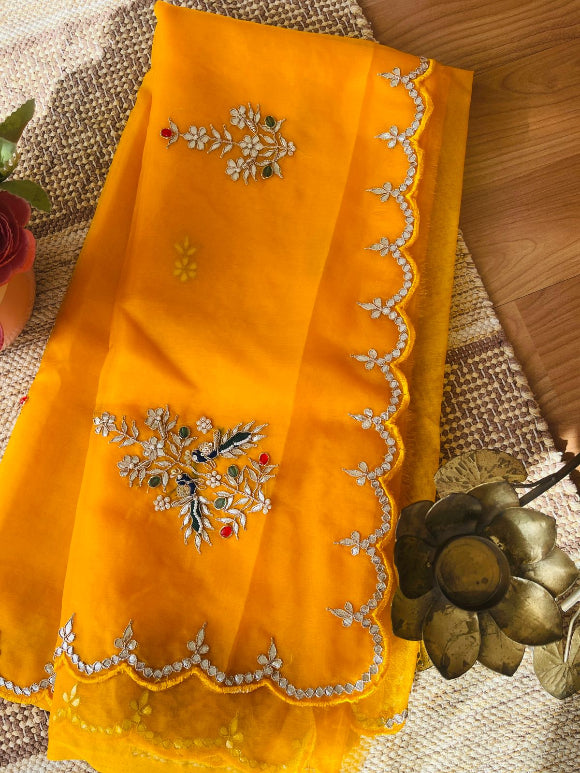 Shikha Gota Patti Saree