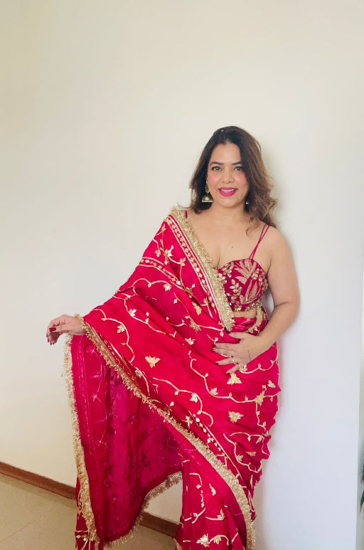 Anamika Gota Zaal Saree
