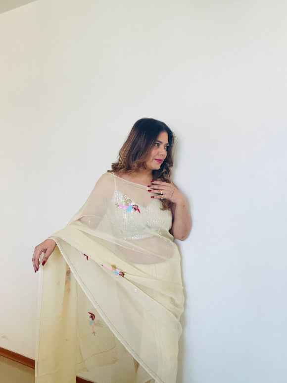 Sparrow Saree