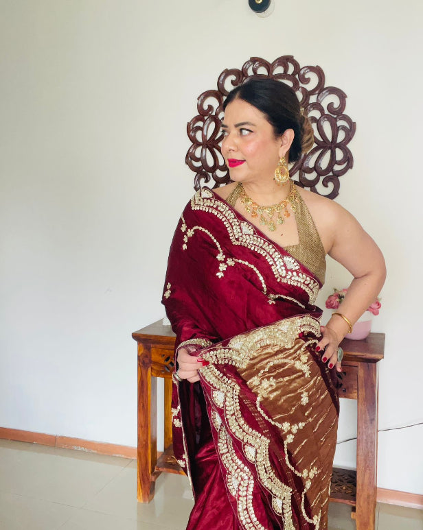 Aarohi Gaji Silk Saree