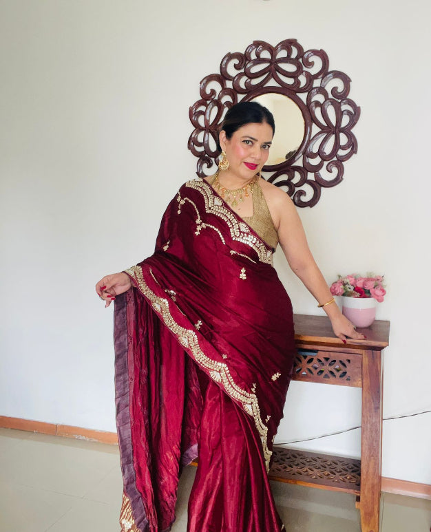 Aarohi Gaji Silk Saree