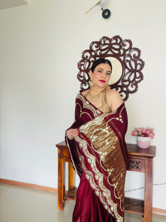 Aarohi Gaji Silk Saree