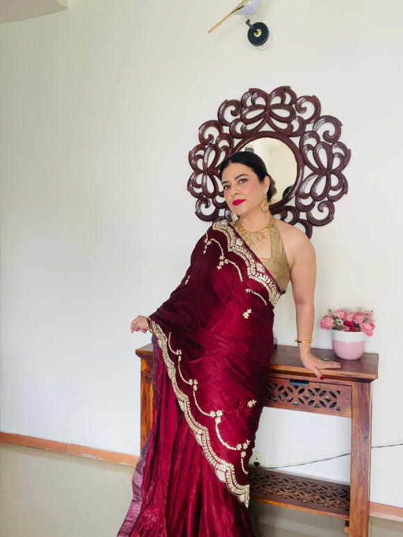 Aarohi Gaji Silk Saree