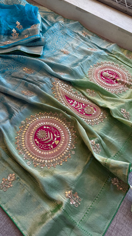 Banarasi Georgette Saree