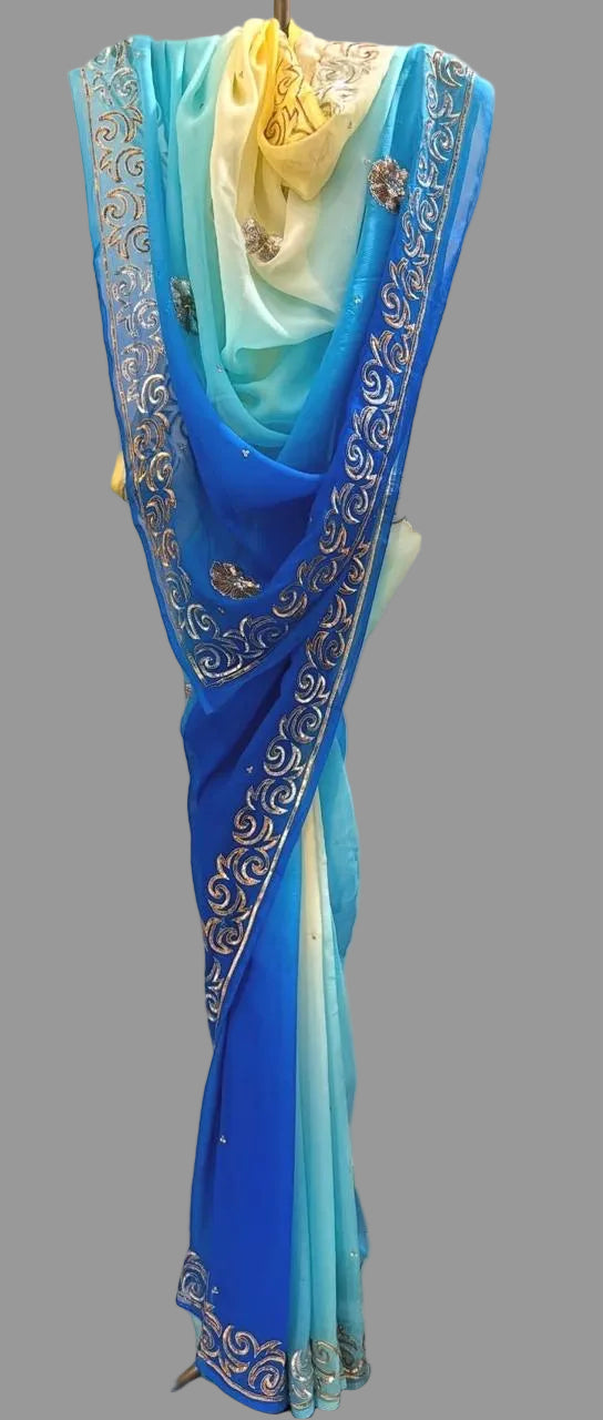Kyra Sequin Saree