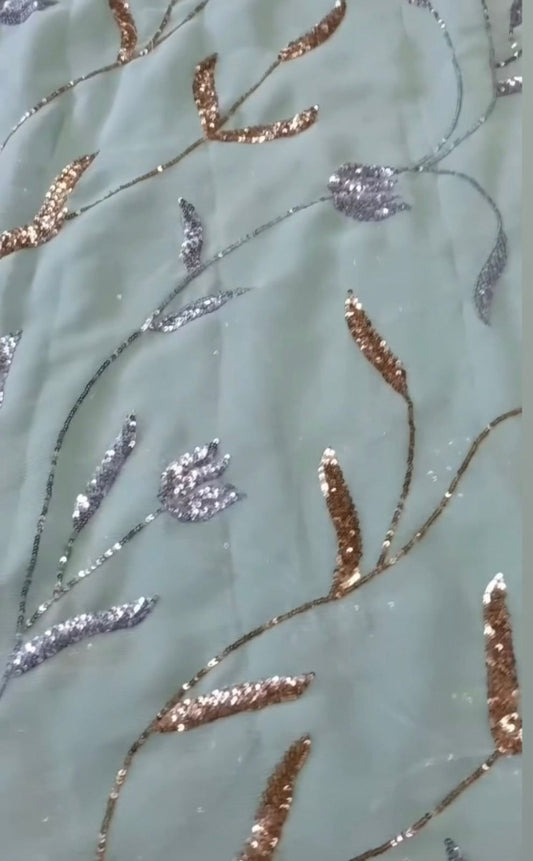 Tulip Sequins Saree