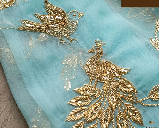 Kalandi Zardosi Saree