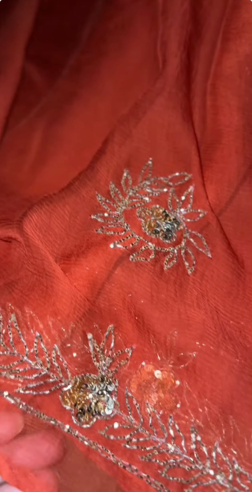 Gerua Cutdana Saree