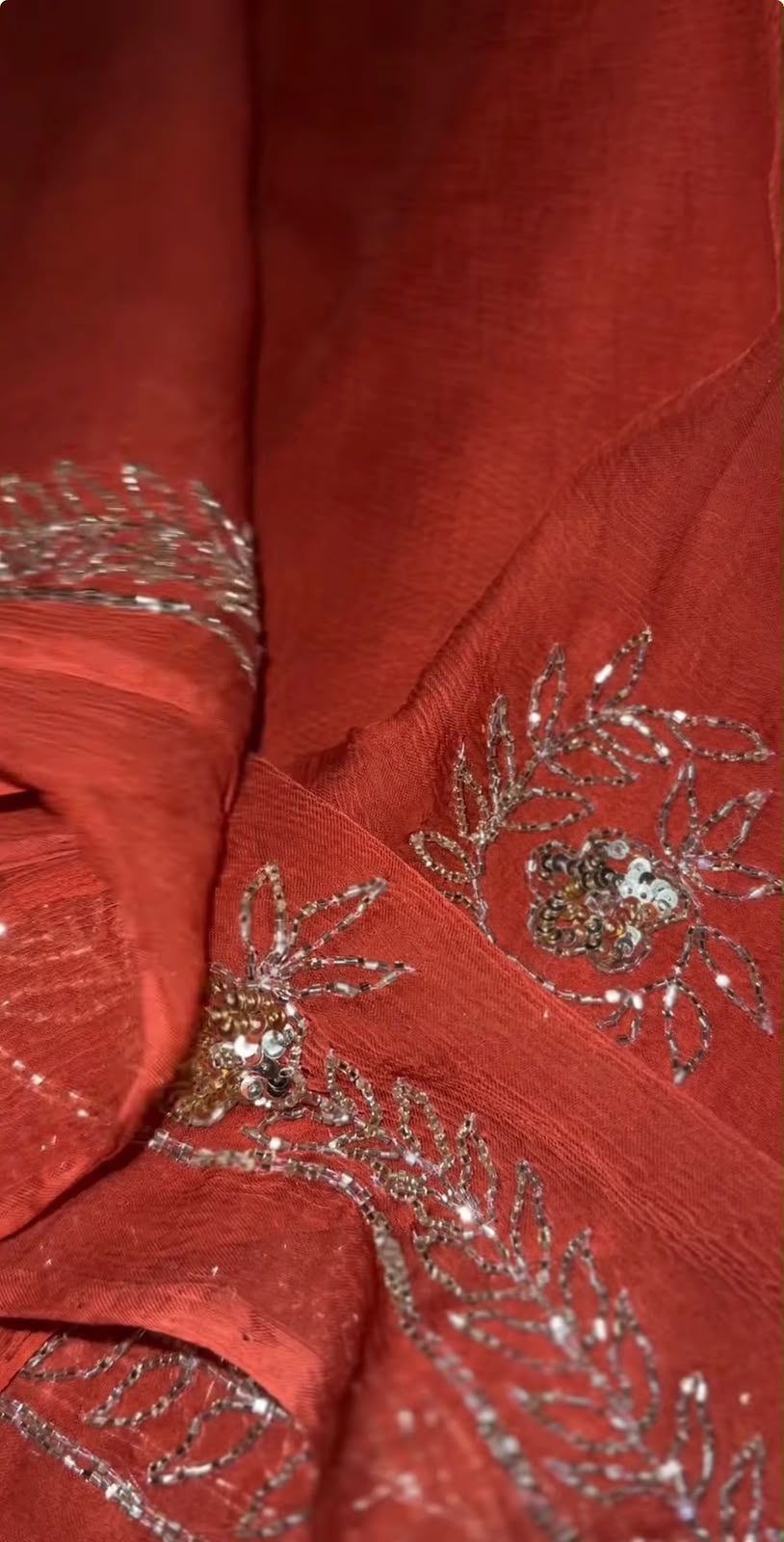 Gerua Cutdana Saree
