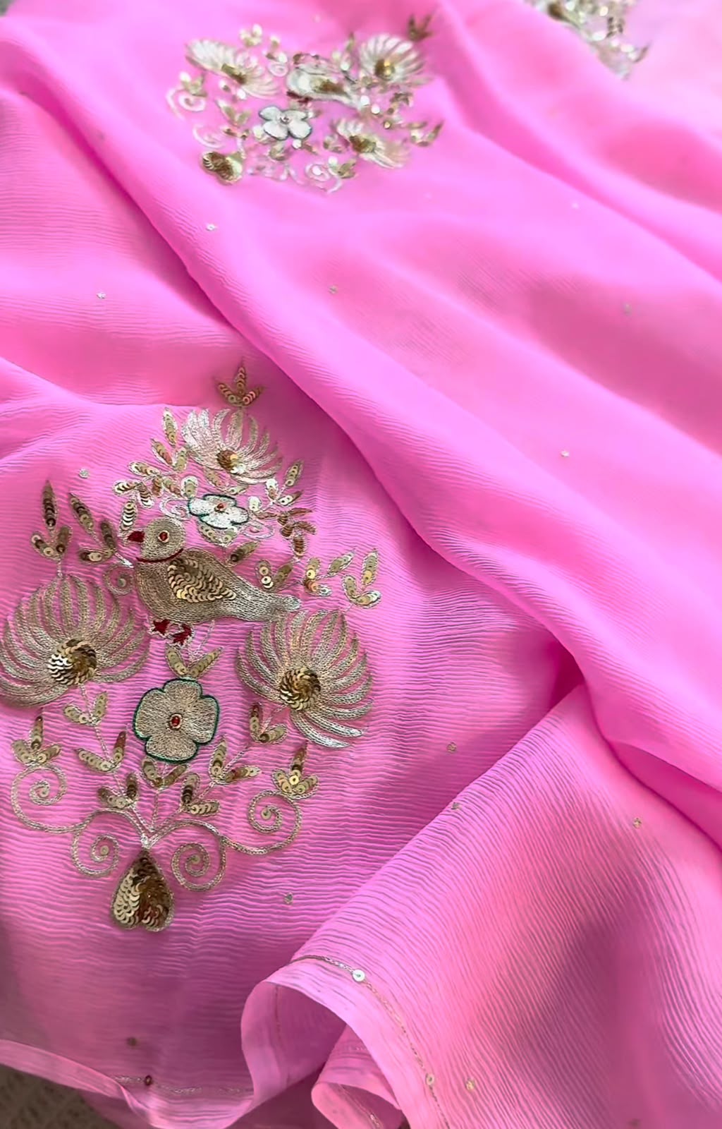 Jade Zari Aari Saree