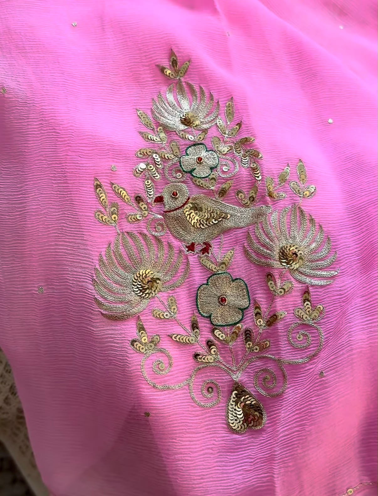 Jade Zari Aari Saree
