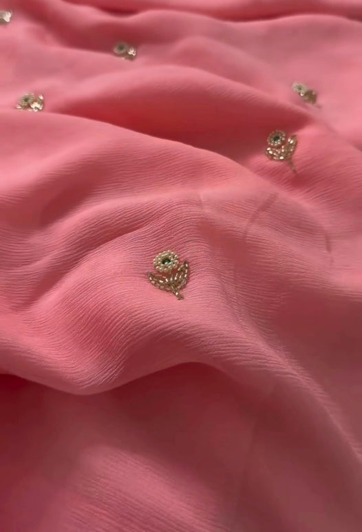 Pearl Small Butti Saree