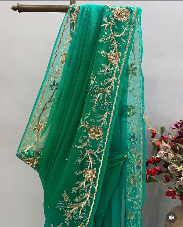 Bail Pure Chiffon Saree