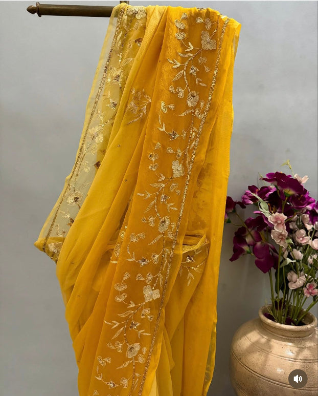 Bail Pure Chiffon Saree