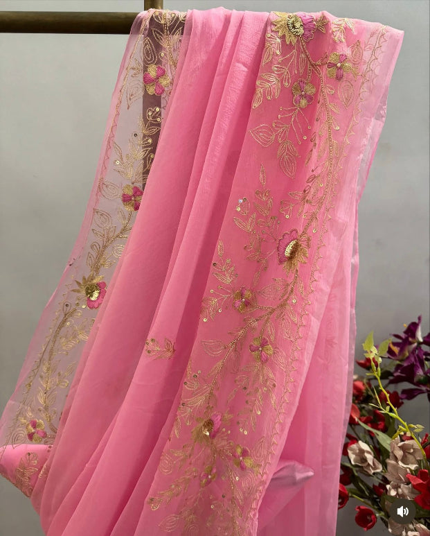 Bail Pure Chiffon Saree