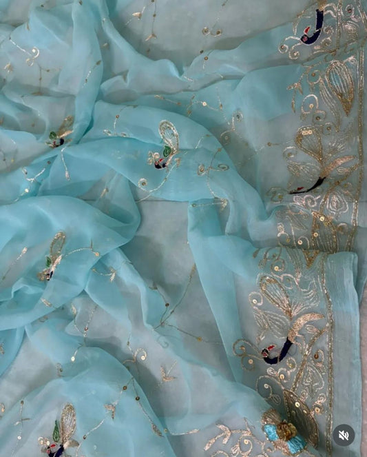 More Pankh Chiffon Saree