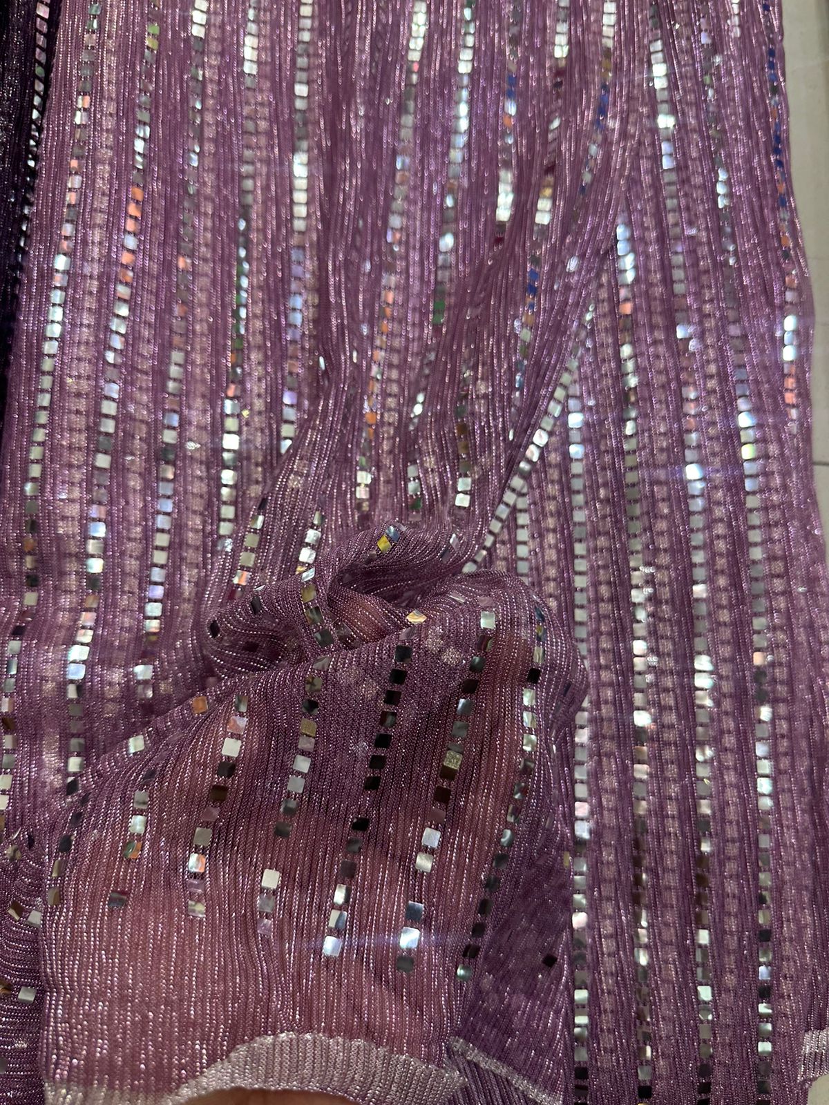 Shimmer Mukaish Saree