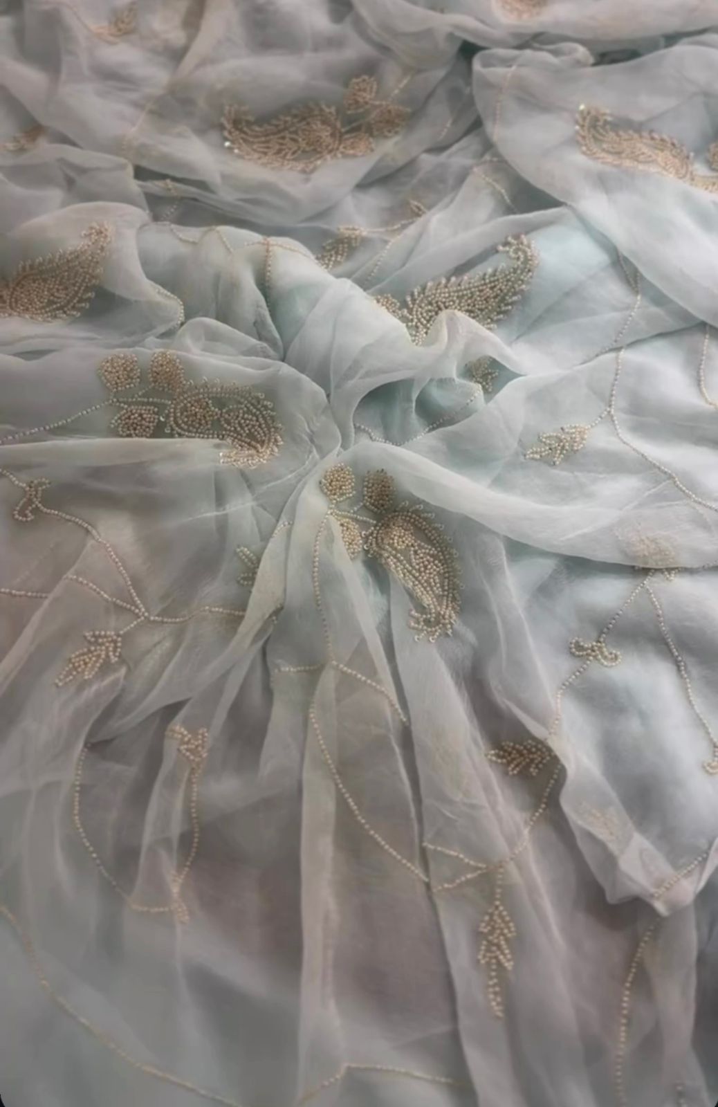 Pearl Kairi Chiffon Saree