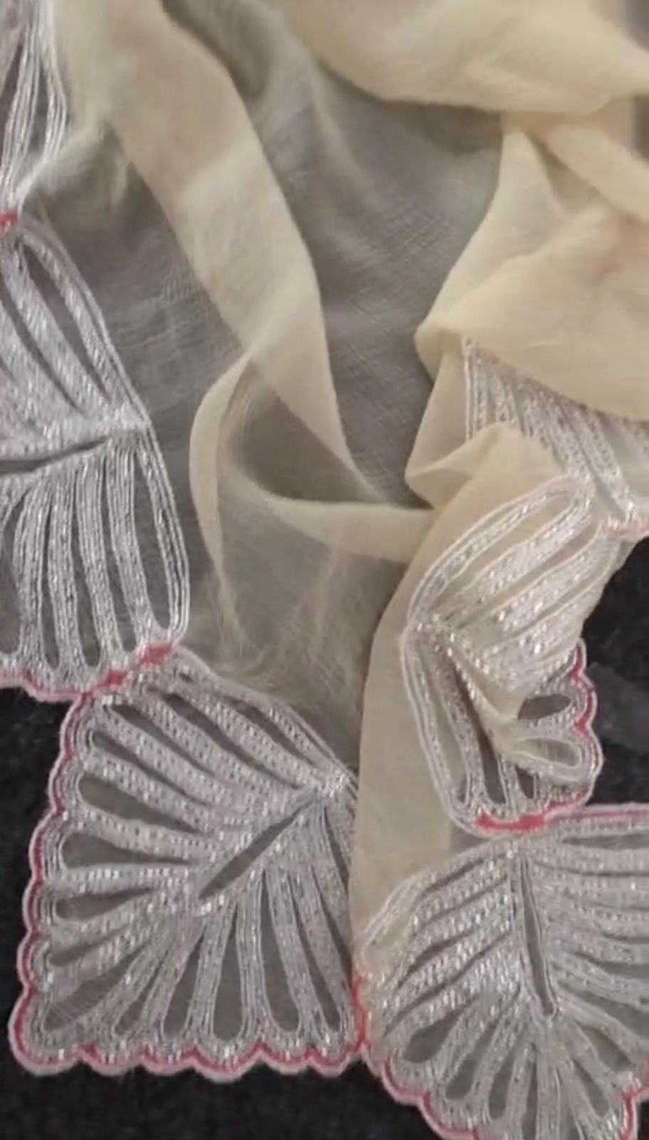 Palm Cutdana Saree
