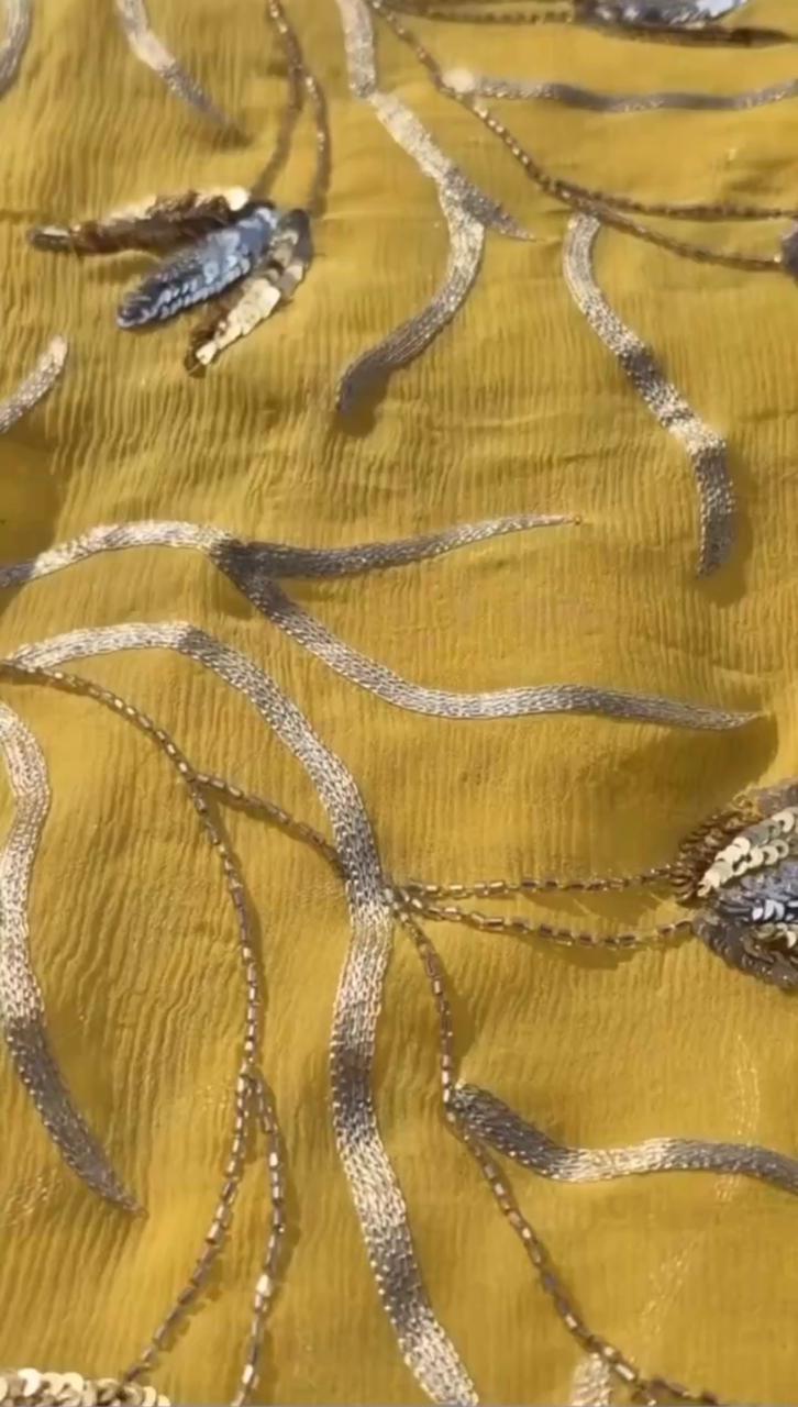 Tulip Sequin Saree