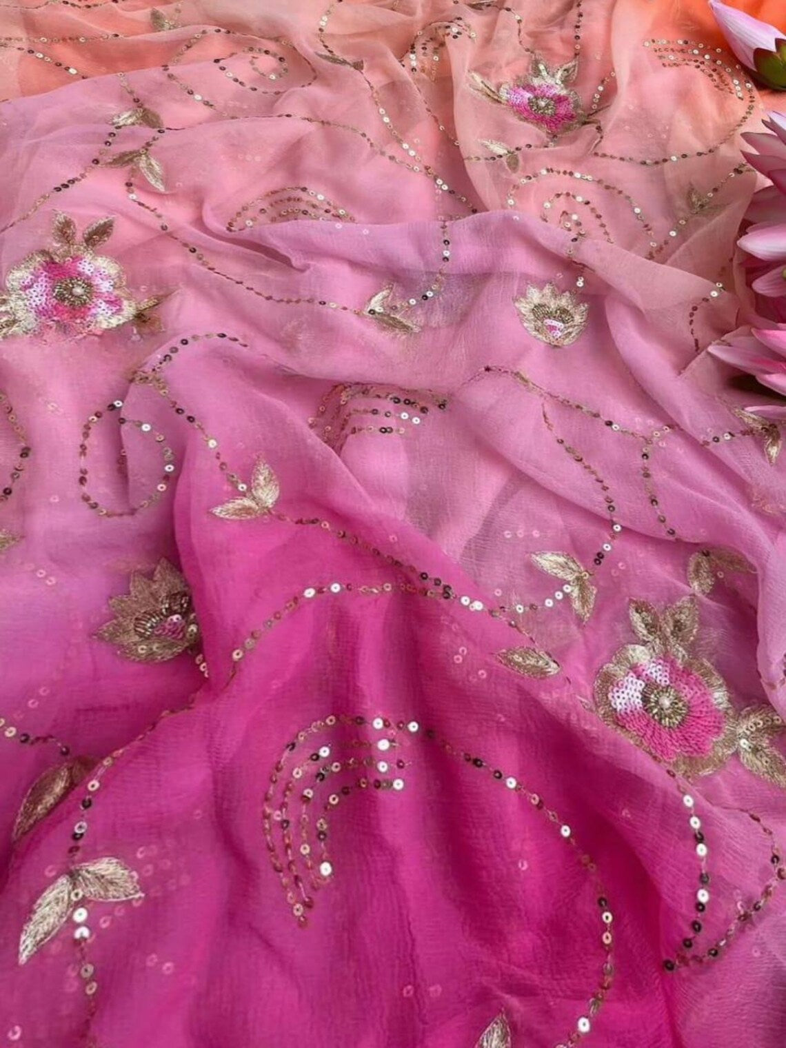Guldari Zari Aari Saree