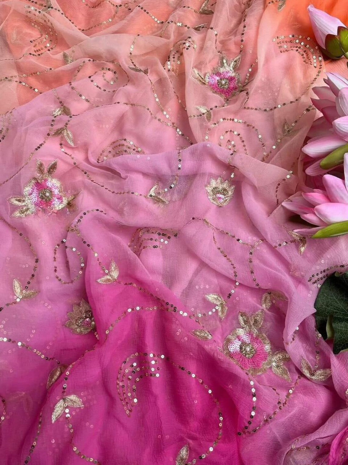 Guldari Zari Aari Saree