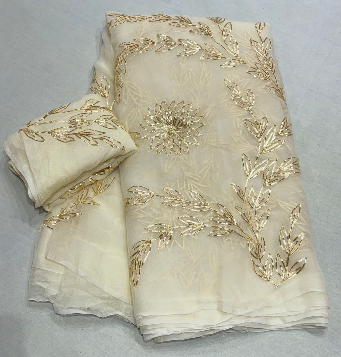 Tara Gotta Chiffon Saree