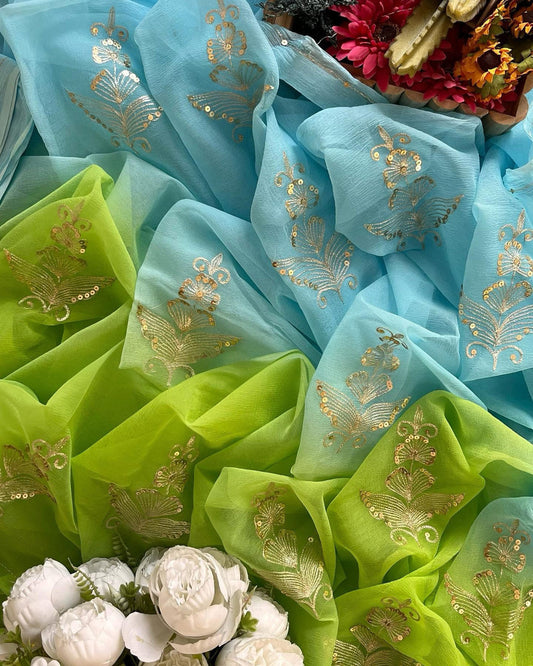 Ruhi Aari Chiffon Saree