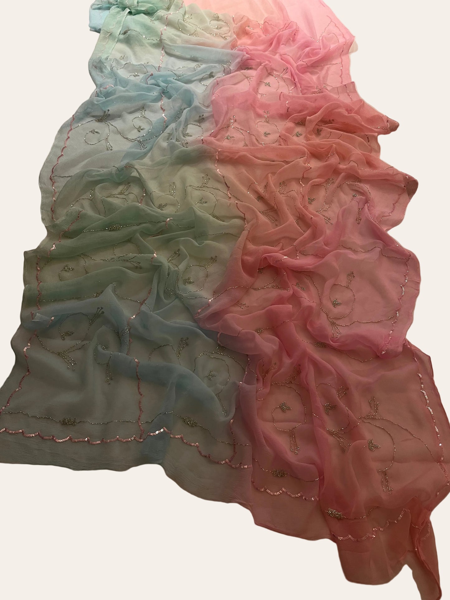 Candy Chiffon Saree