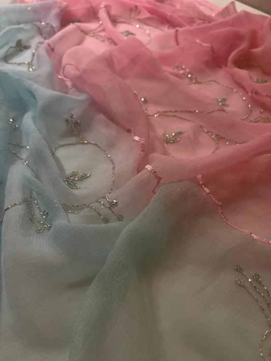 Candy Chiffon Saree