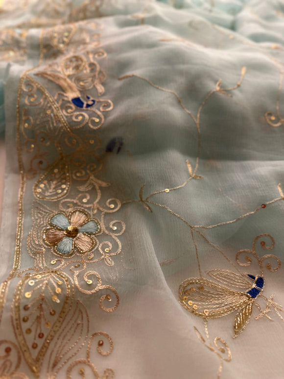 More Pankh Chiffon Saree